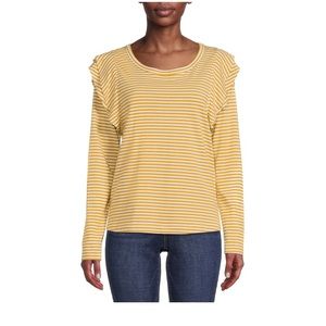 Time and Tru women’s Long Sleeve Ruffle Top